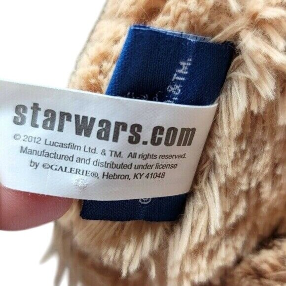 2/$15 Star Wars Teddy Bear Plush Brown 13.5" Black Shirt Retro Logo Design - Picture 11 of 12